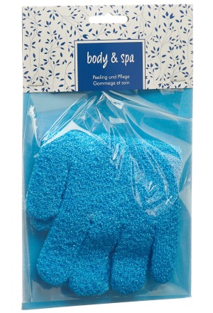 Herba Gant de gommage turquoise 1 paire