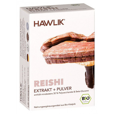 Hawlik Reishi extrait + poudre gélules 60 pièces
