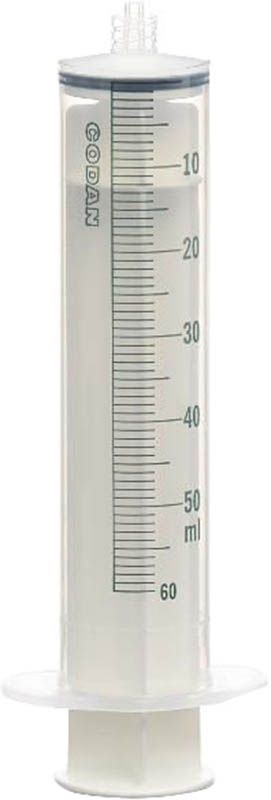 Seringue jetable CODAN 60ml Luer Lock 25 pièces