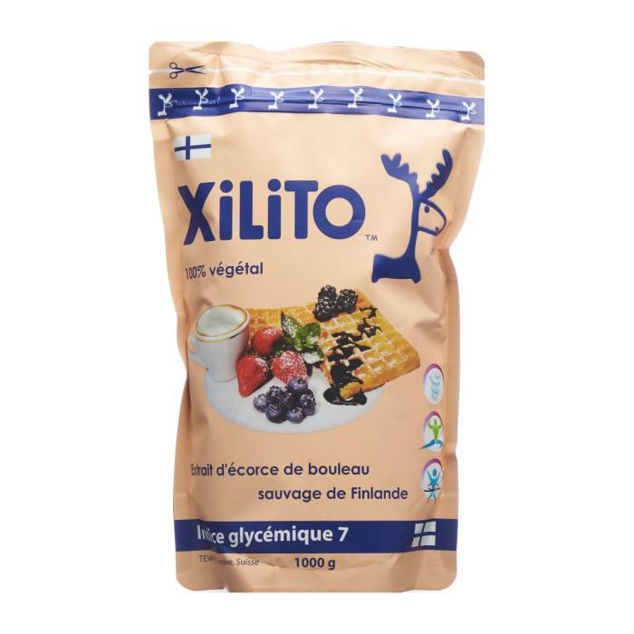 Xilito extrait d'écorce de bouleau Plv sauvage de Finlande 500g