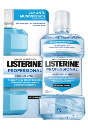 Listerine Professional Bain de bouche haleine fraîche 500 ml