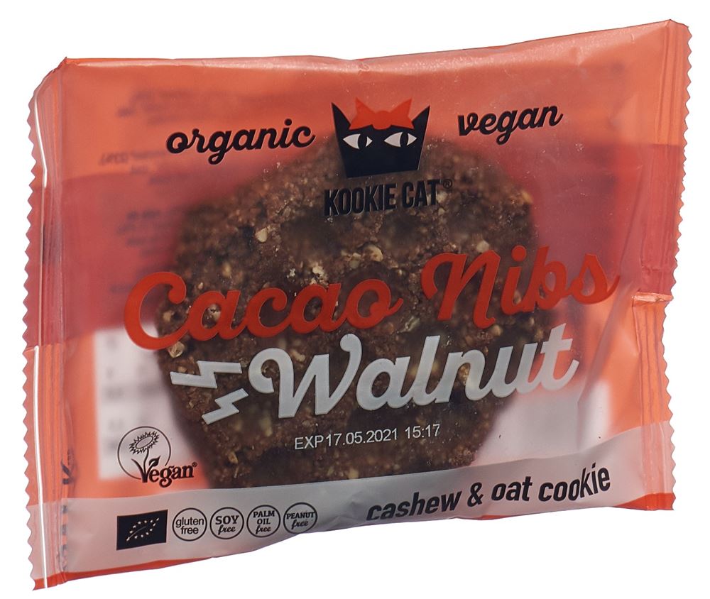 KOOKIE CAT Double chocolat Noix Cook 50g