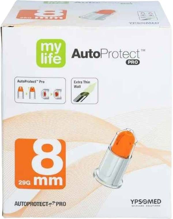 mylife AutoProtect PRO Aiguille pour stylo 29Gx8mm 100 pièces mylife AutoProtect PRO Aiguille pour stylo 29Gx8mm 100 pièces