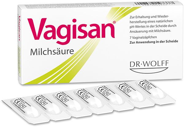 Vagisan suppositoires à l'acide lactique 7 pièces Vagisan suppositoires à l'acide lactique 7 pièces