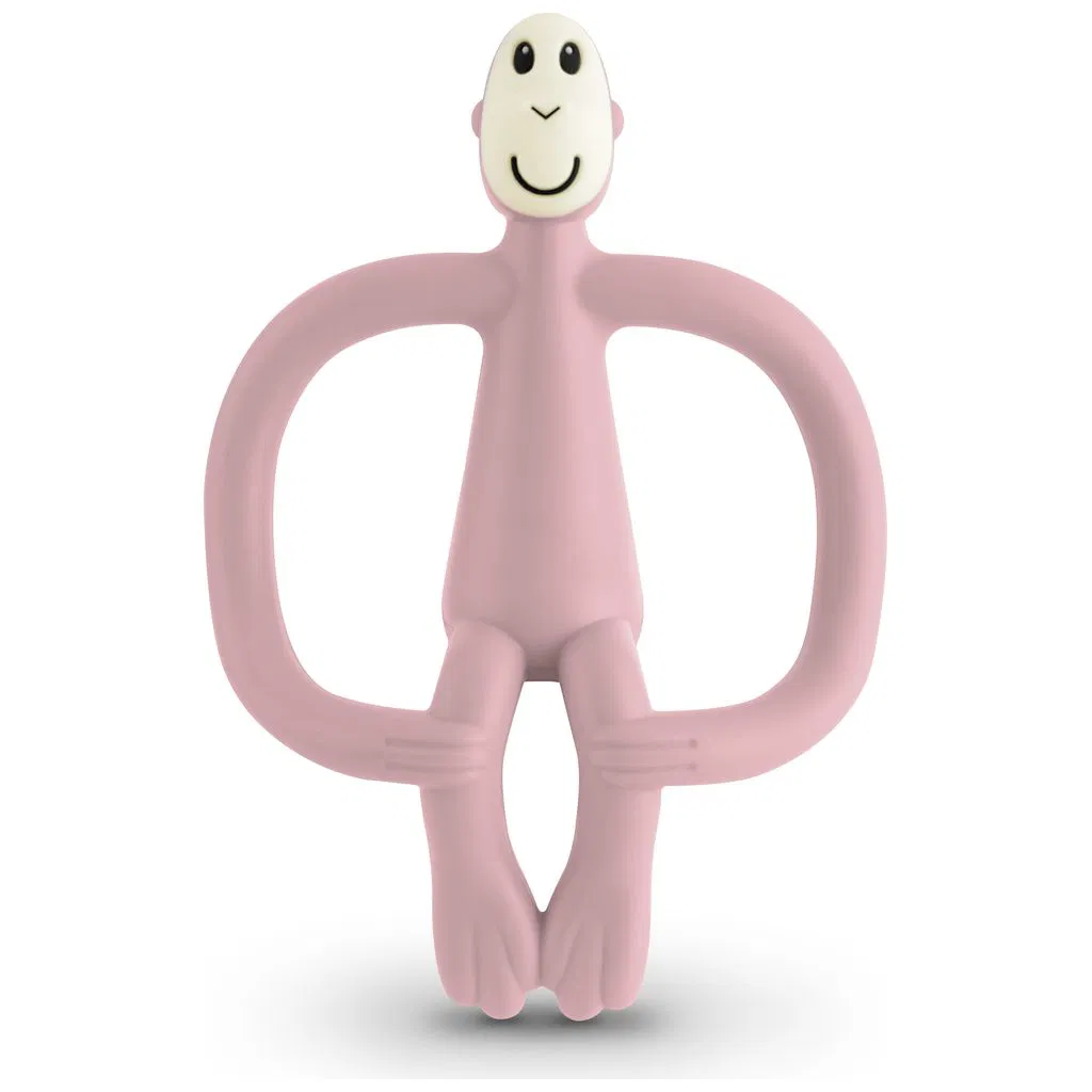 MATCHSTICK MONKEY Jouet de dentition rose poudré