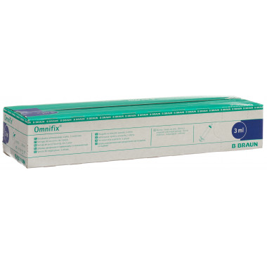 Seringue OMNIFIX 3ml LuerLock latexfr zentr 100 pièces