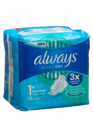ALWAYS Ultra Bandeau normal avec ailettes (nouveau) 12 pièces
