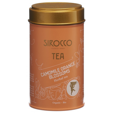 Sirocco Boîte à thé moyenne Camomille Orange Blossoms 35g Sirocco Boîte à thé moyenne Camomille Orange Blossoms 35g