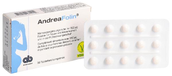 ANDREAFOLIN comprimés 30 pièces