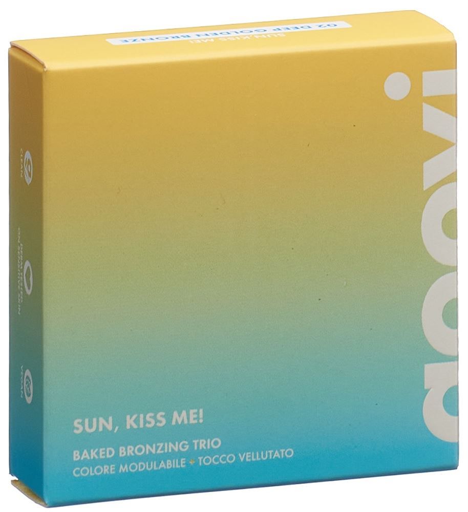 GOOVI SUN KISS ME Poudre bronzante trio 02 Deep 6g GOOVI SUN KISS ME Poudre bronzante trio 02 Deep 6g