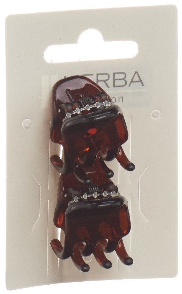 Herba Ecofriendly agrafe 2.2cm marron 2 pièces
