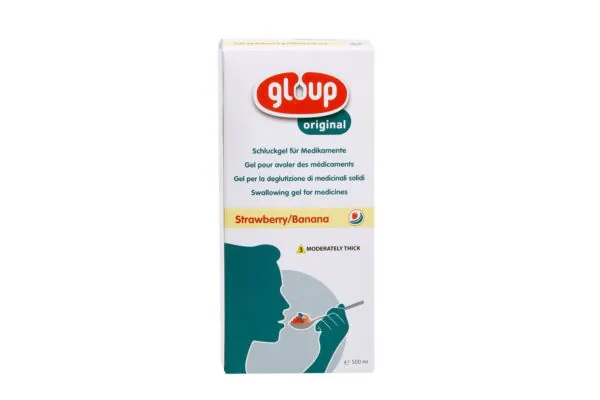 Gloup Gel gorgé pour médicaments Original à l'arôme fraise-banane Tb 75ml Gloup Gel gorgé pour médicaments Original à l'arôme fraise-banane Tb 75ml