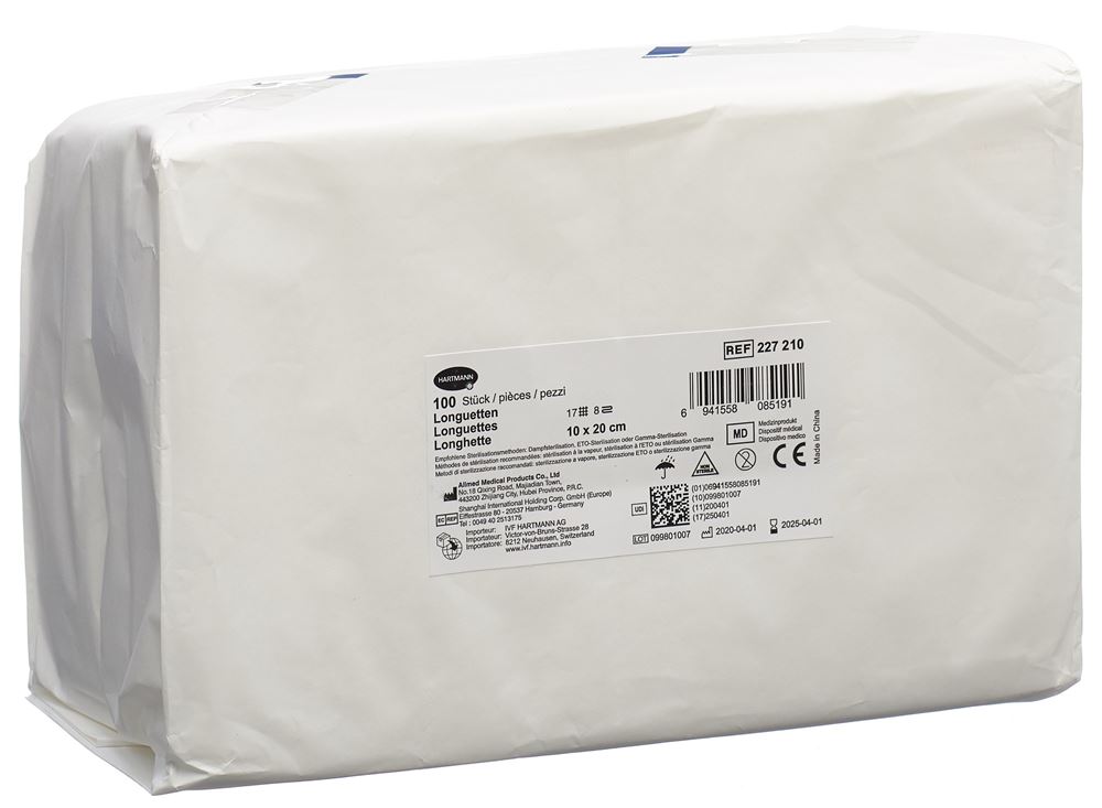 IVF Longuettes T17 10x20cm 8x 100 pièces