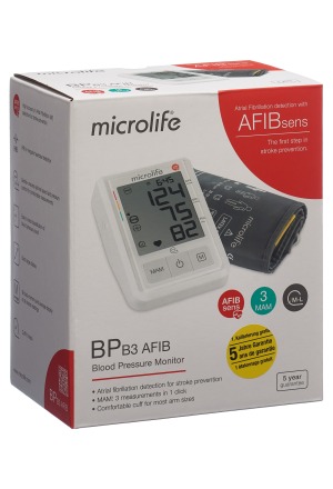 Microlife Tensiomètre BP B3 AFIB 4G Microlife Tensiomètre BP B3 AFIB 4G