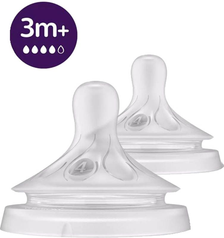 Philips AVENT tétine Natural Response Gr4 3M+ 2 pièces