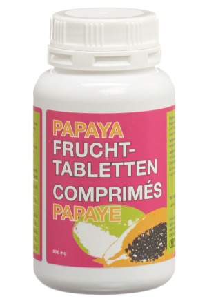 PHYTOMED Comprimés aux fruits de papaye 160 pièces PHYTOMED Comprimés aux fruits de papaye 160 pièces