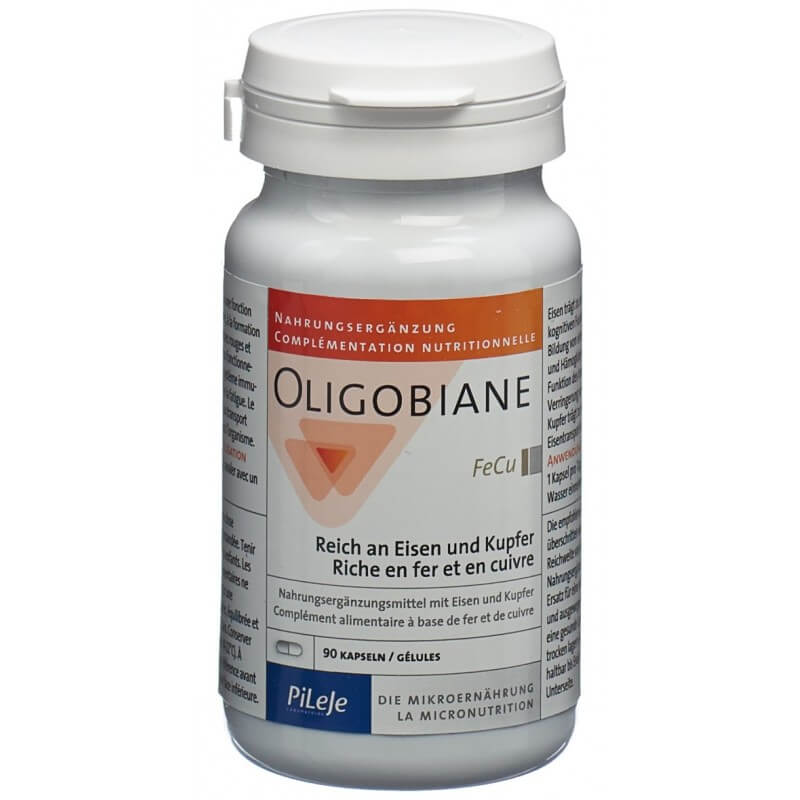 Oligobiane Fe Cu gélules 90 pièces