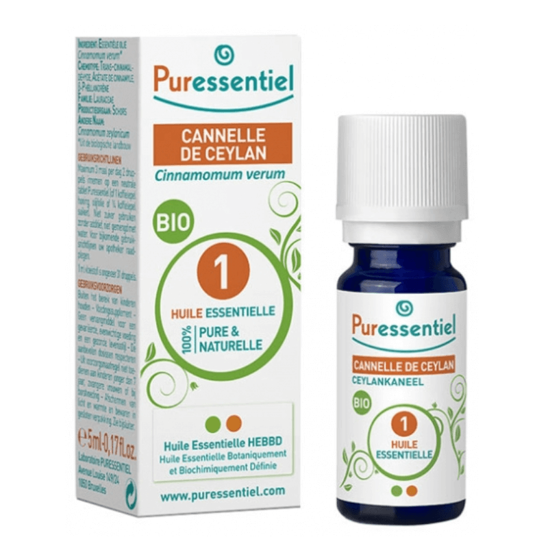 Puressentiel Cannelle de Ceylan Huile essentielle bio 5ml Puressentiel Cannelle de Ceylan Huile essentielle bio 5ml