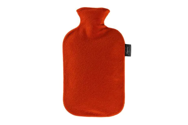 Fashy bouillotte thermoplastique avec housse en non-tissé 2l cranberry