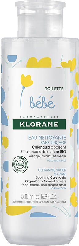 Klorane Bébé Lotion Micellaire Nettoyante Sans Rinçage 500ml