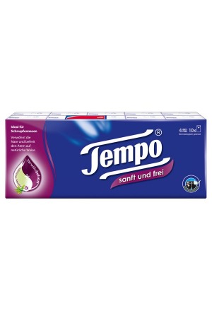 Tempo Mouchoirs Doux&Sans 10 x 9 pièces
