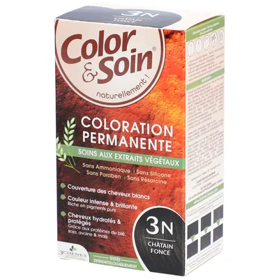 COLOR & SOIN Coloration 3N chât foncé (n) 135ml
