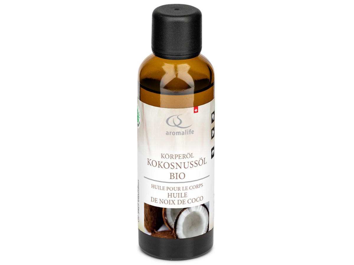 AROMALIFE Huile de noix de coco BIO Fl 75ml AROMALIFE Huile de noix de coco BIO Fl 75ml
