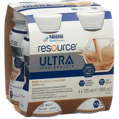 Resource Ultra High Protein XS café 4 bt 125ml