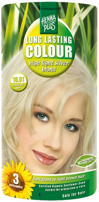 HENNA PLUS Long Last Colour 10.01 blond argenté