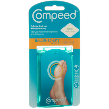 Compeed® Pansement Protection Balle M 5 pièces Compeed® Pansement Protection Balle M 5 pièces