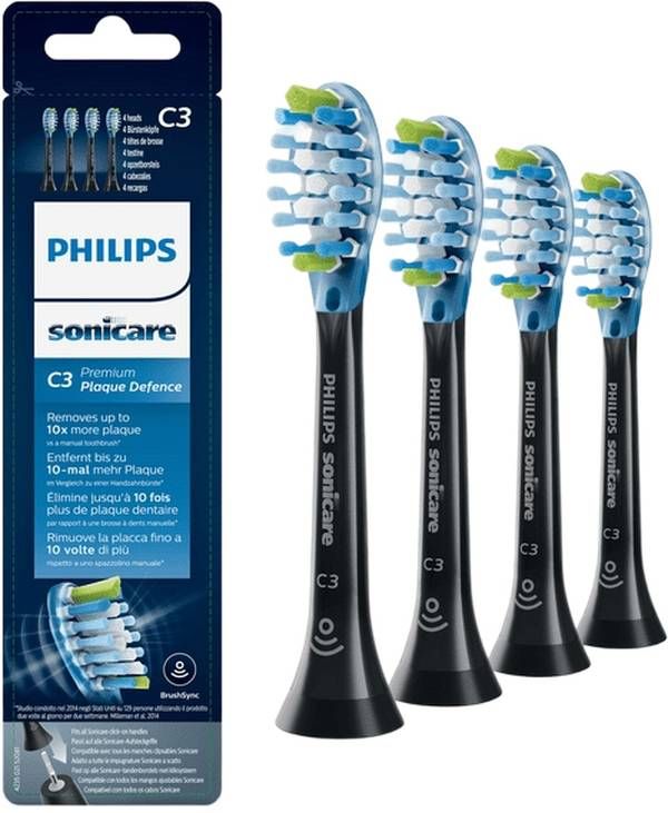 Philips Sonicare C3 Prem de rechange HX9044/33 4 pièces Philips Sonicare C3 Prem de rechange HX9044/33 4 pièces