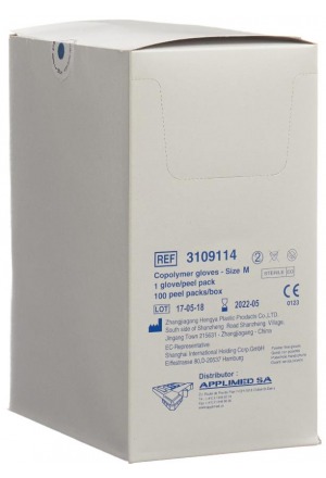 APPLIMED U Gants L copolymère stérile 100 pièces