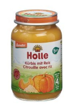 Holle Courge avec riz 190g Holle Courge avec riz 190g