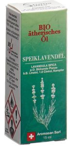 Aromasan Huile essentielle de lavande aspic BIO en boîte 15ml Aromasan Huile essentielle de lavande aspic BIO en boîte 15ml