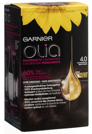 OLIA couleur de cheveux 4.0 brun foncé