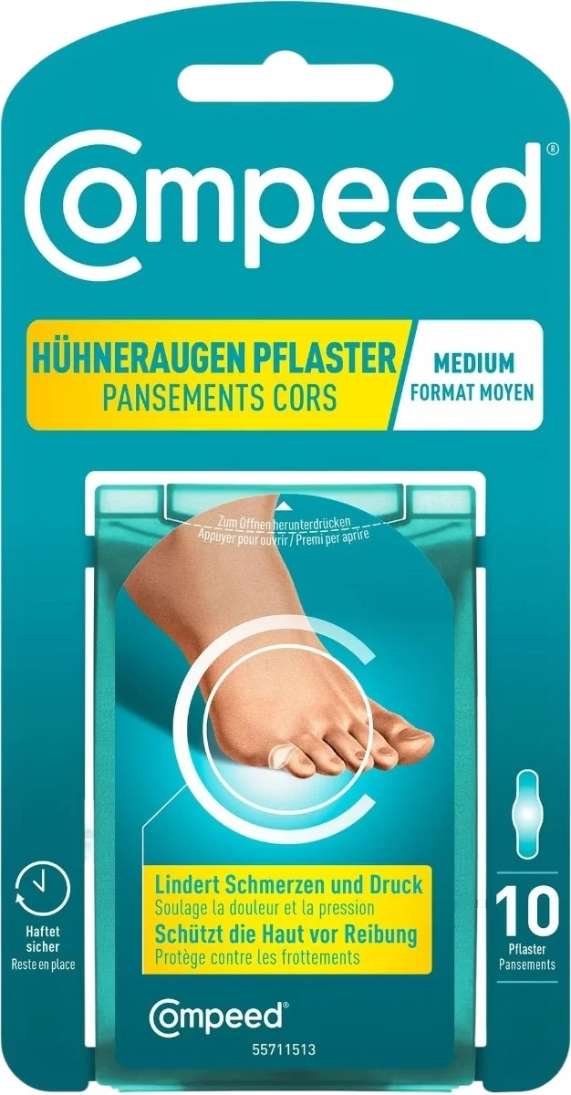 Compeed ? Pansement moyen pour yeux de coqs 10 pièces