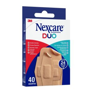 3M Nexcare pansements Duo assortis 40 pièces 3M Nexcare pansements Duo assortis 40 pièces