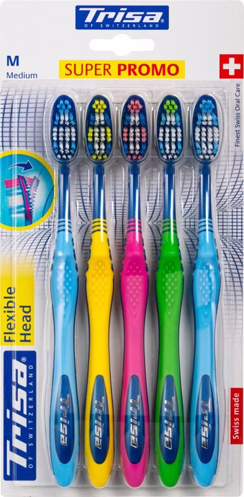 Trisa Flexible Head Medium 5 Stück