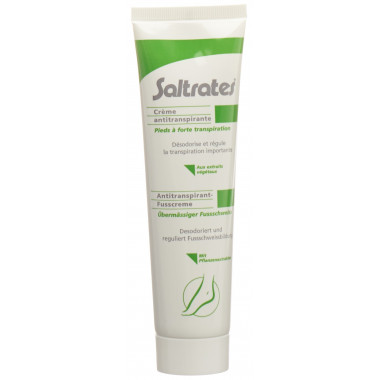 Crème antitranspirante pour les pieds Saltrates 100ml