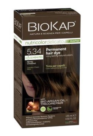 BIOKAP Delicato Rapid brun miel clair 5.34 135ml