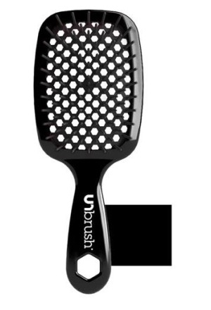 UNBRUSH Brosse à démêler manche noir Midnight