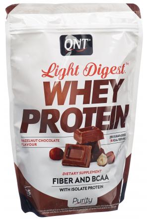 QNT Light Digest Whey Protein Hazelnut Chocolate 500g
