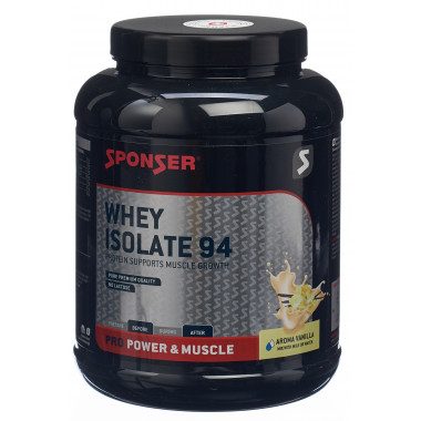 Sponser Whey Isolate 94 Vanilla 850g Sponser Whey Isolate 94 Vanilla 850g
