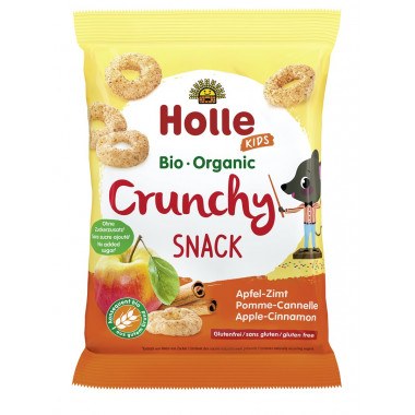 Holle Bio-Crunchy Snack Pomme Cannelle 25g Holle Bio-Crunchy Snack Pomme Cannelle 25g