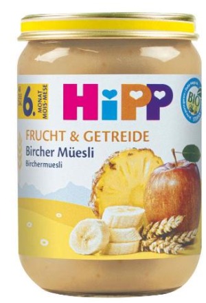 HIPP Bircher Müesli bio en bocal 190g
