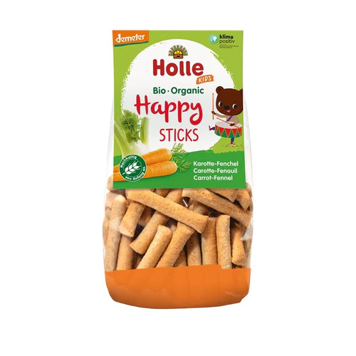 Holle Happy Sticks carotte fenouil Btl 100g Holle Happy Sticks carotte fenouil Btl 100g