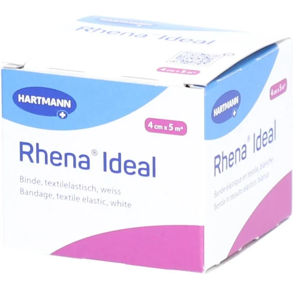 Bande élastique Rhena Ideal 4cmx5m blanche