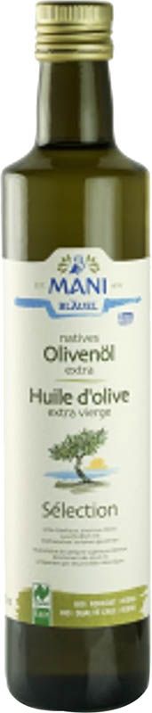 MANI Sélection Huile d'olive extra vierge Na Bio 500ml MANI Sélection Huile d'olive extra vierge Na Bio 500ml