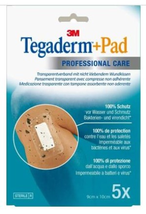 3M Tegaderm+Pad 9x10cm Coussinet pour plaie 4.5x6cm 5 pièces 3M Tegaderm+Pad 9x10cm Coussinet pour plaie 4.5x6cm 5 pièces