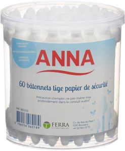 Anna Cotons-tiges Sécurité 60 pièces